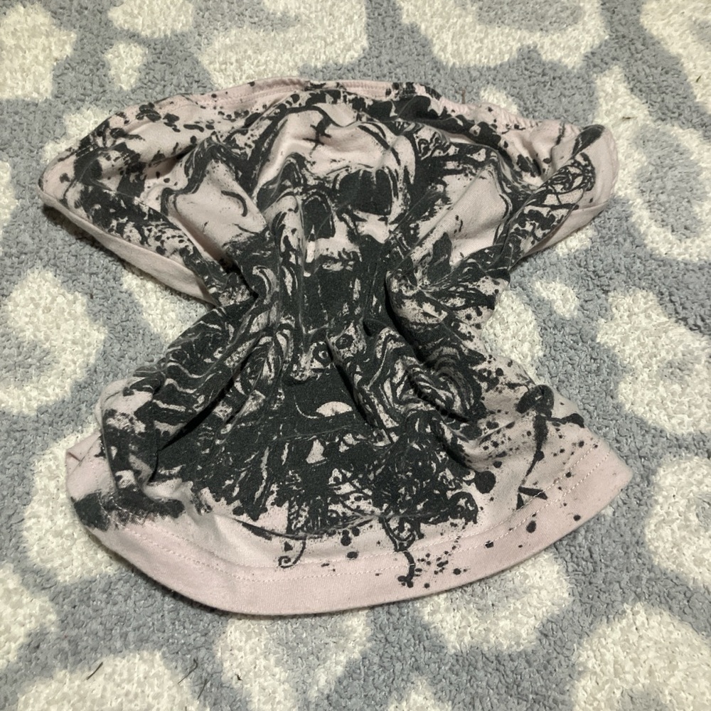 Skull Print tube top